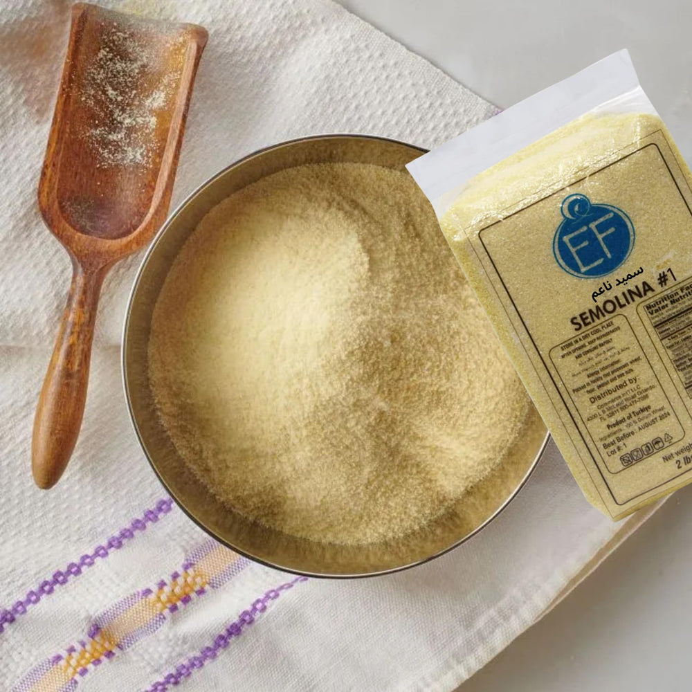 Eastern Feast Semolina vacuum-packed packaging preserves freshness