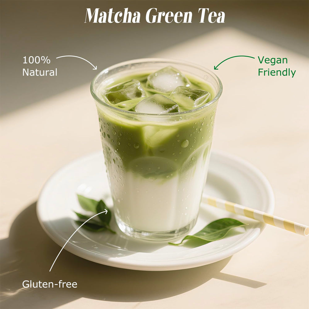 Eastsign Sweetened Matcha Latte Pod open packaging ready for quick brew.