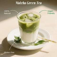 Eastsign Sweetened Matcha Latte Pod open packaging ready for quick brew.