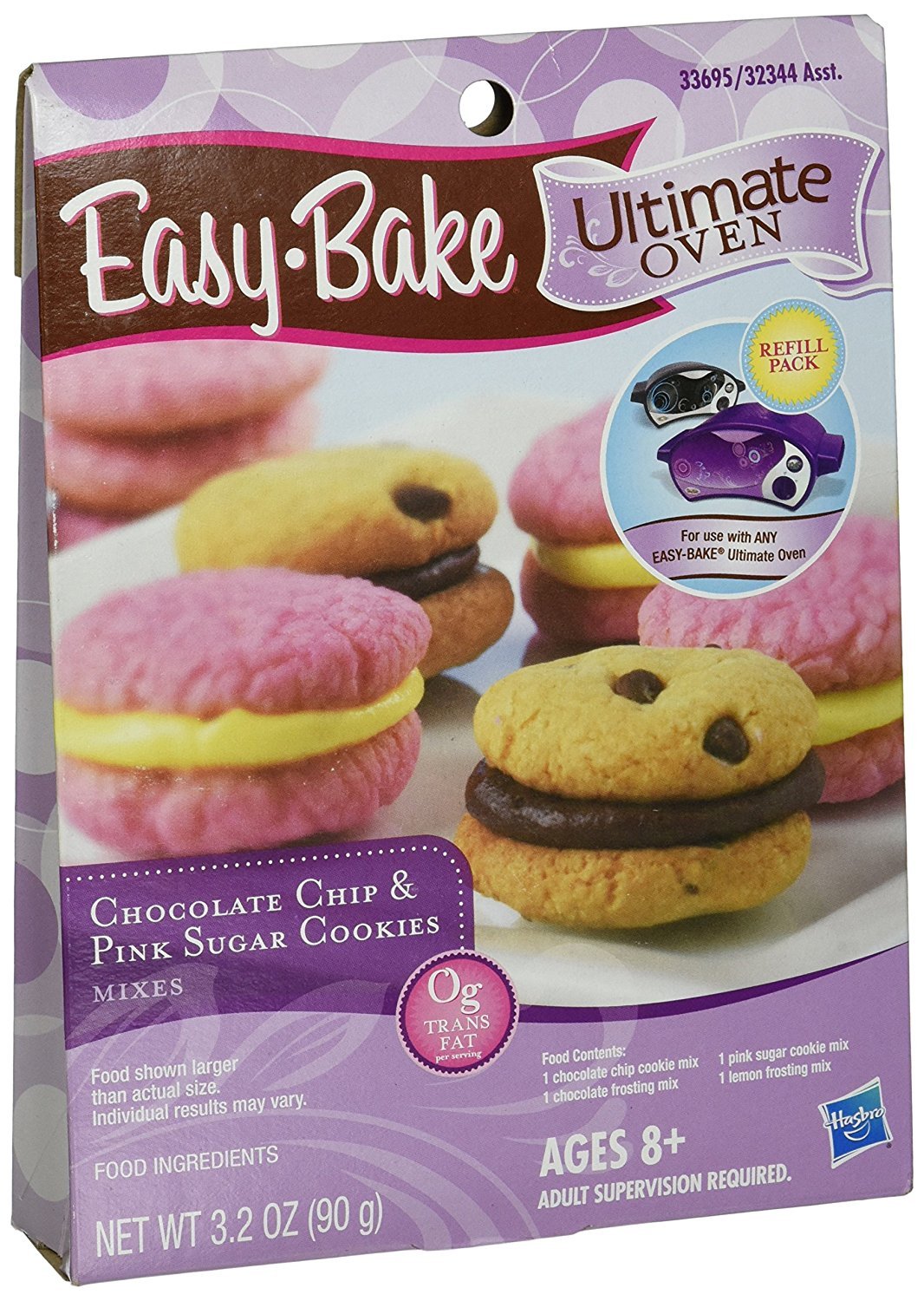Easy Bake 5000 chocolate chip cookie mix ready for baking, quick family treats.