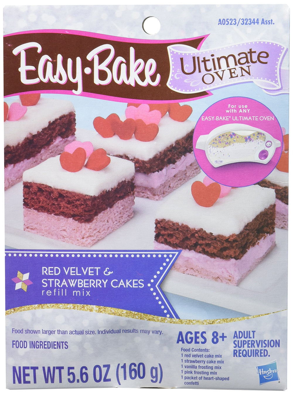 Easy-Bake Ultimate Oven red velvet cake refill for kid-friendly baking at home.
