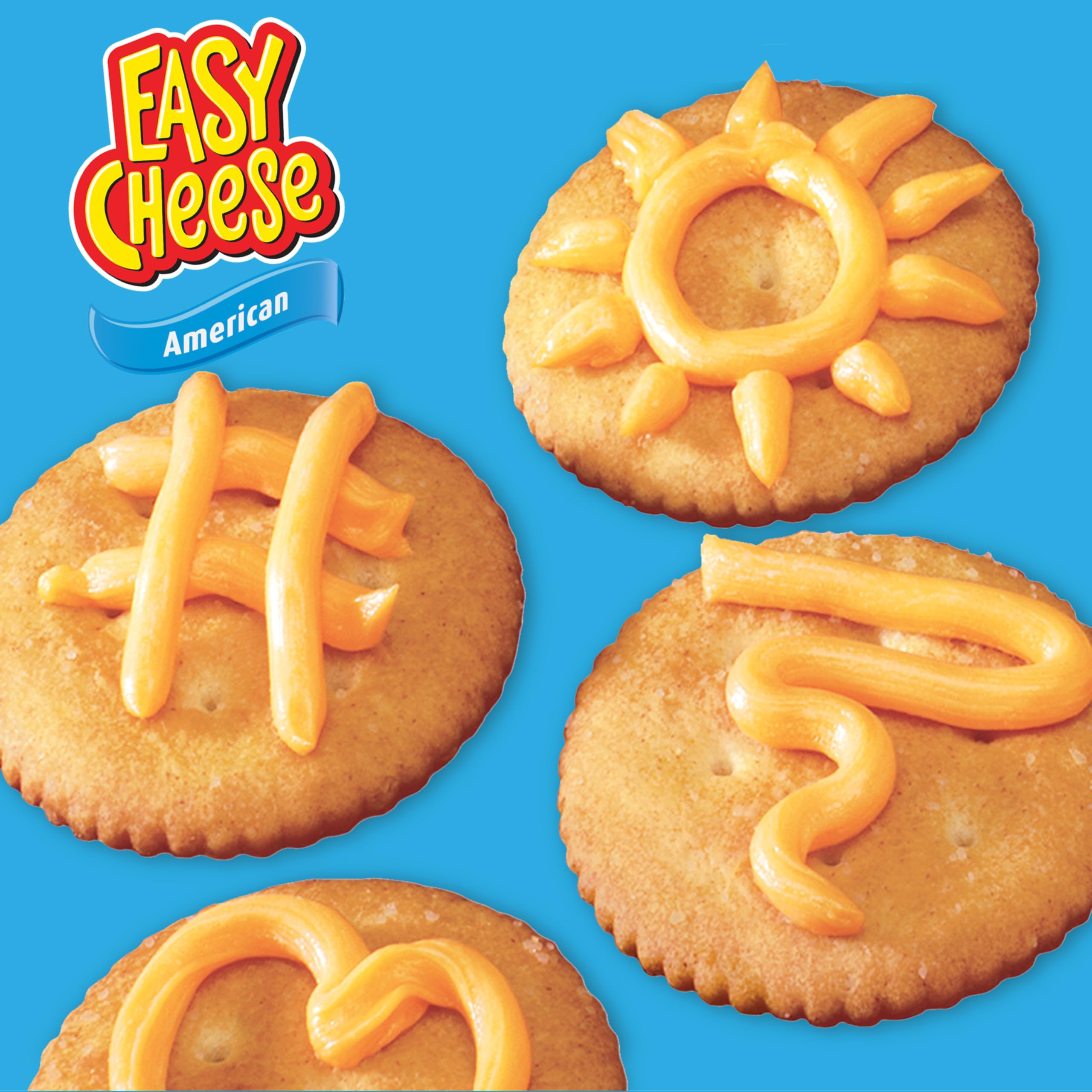 EASY CHEESE 8 oz can provides ready-to-use cheese topping