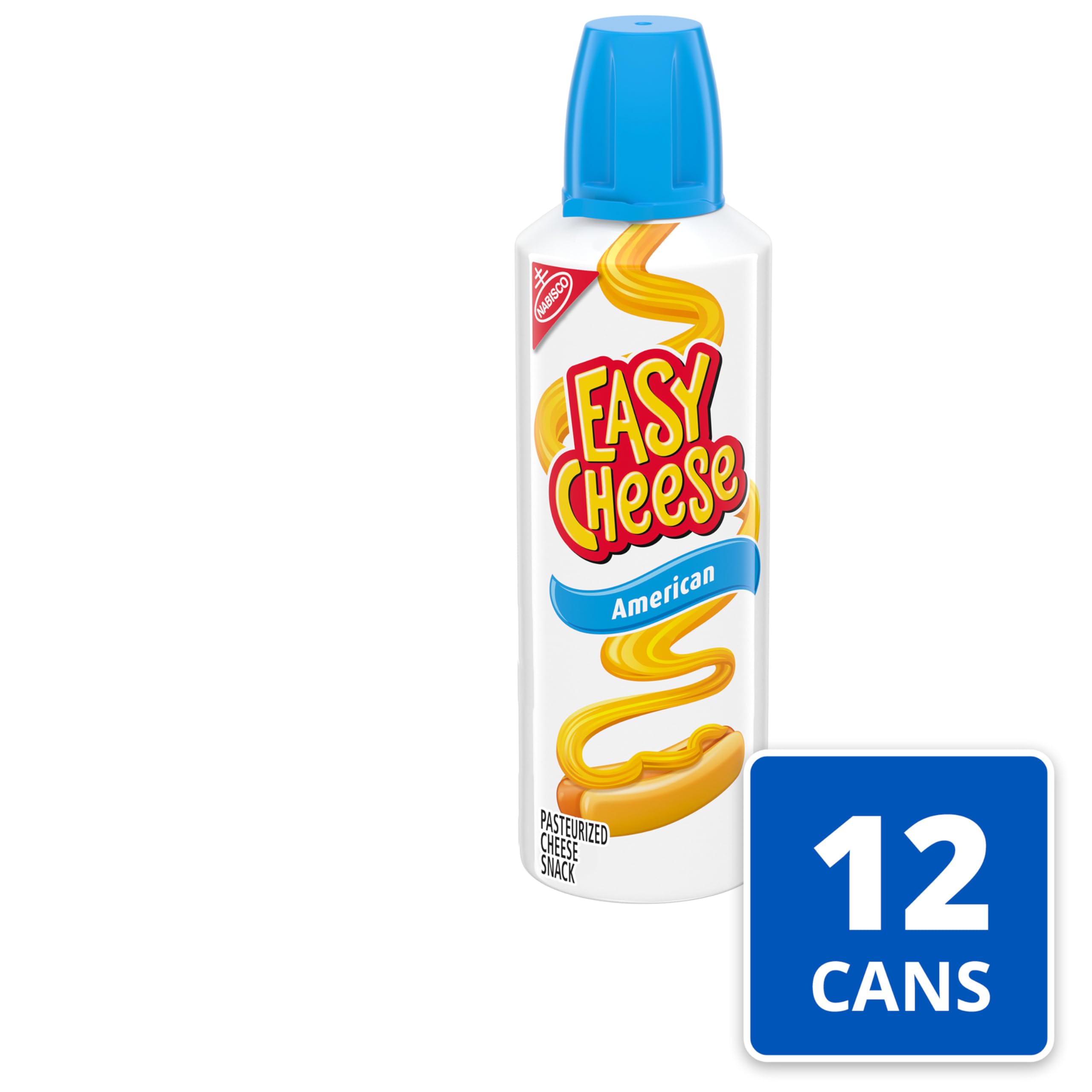 EASY CHEESE designs on crackers for party-ready snacks