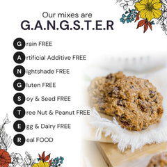 Baking cookies with this mix yields a soft crumb and cozy aroma.