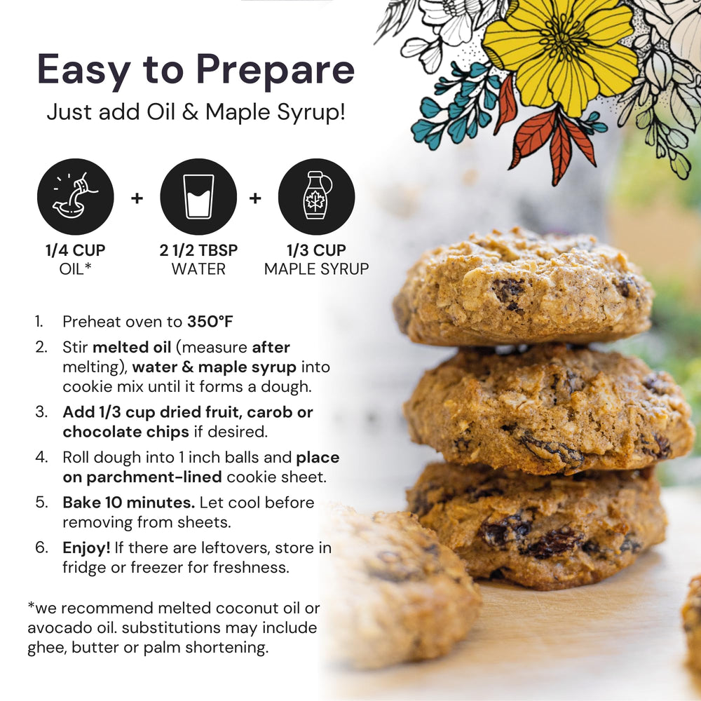 Bars baked from this mix travel well for snacks on the go.