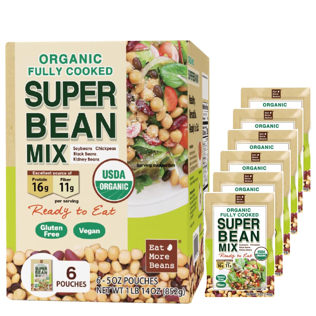 Eat More Beans Super Bean Mix ready-to-eat for quick meals