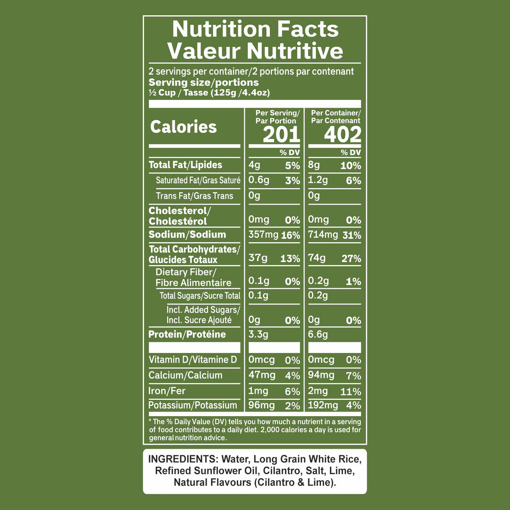Eat Regal cilantro-lime rice pouch, heat in 1.5 minutes for a fast dinner side.