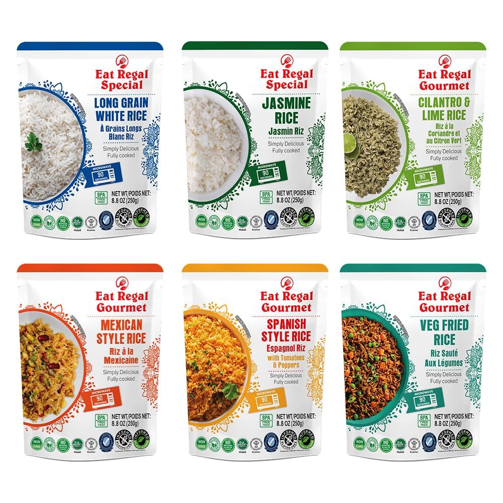 Eat Regal Cilantro & Lime rice pouch zesty dish enhancer