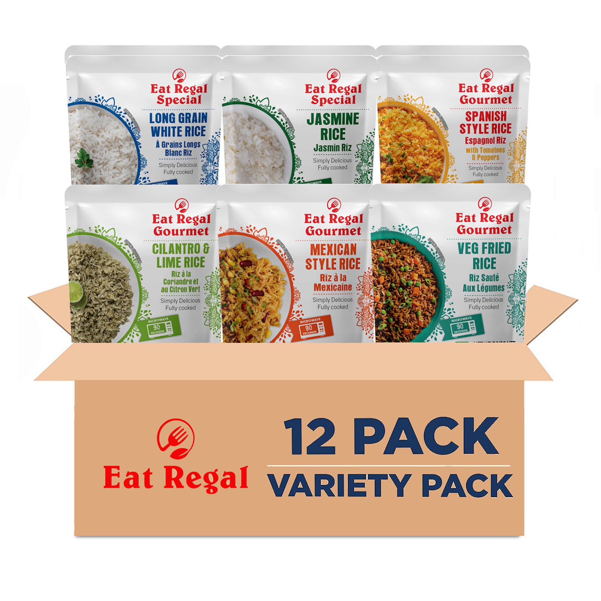 Eat Regal Rice Thai Jasmine pouch for quick meals and flavor