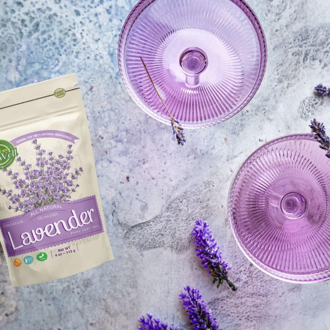 Lavender baking idea from Eat Well showing floral flavor in desserts.
