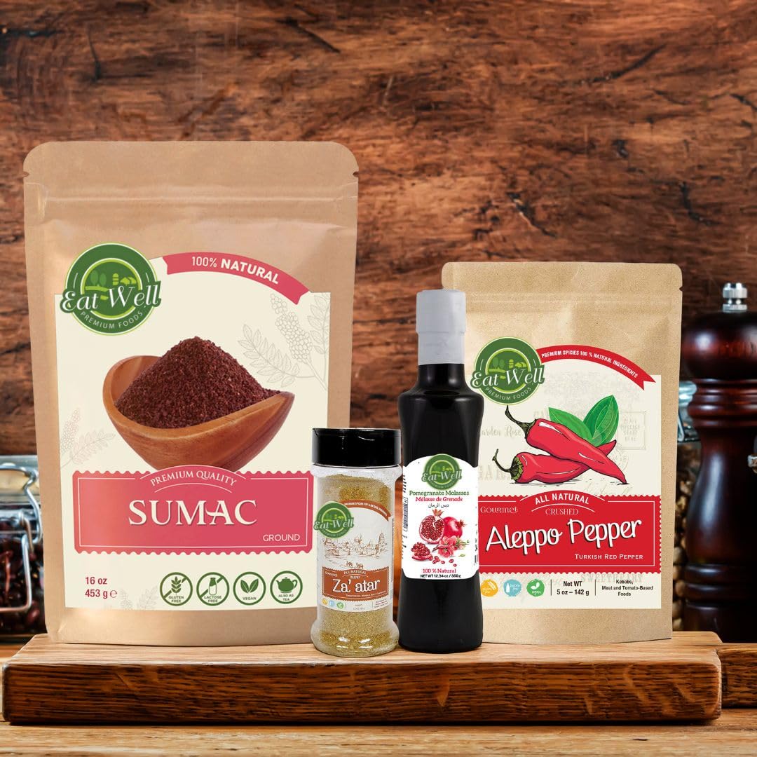 Eat Well sumac on vegetables adds tang and color.