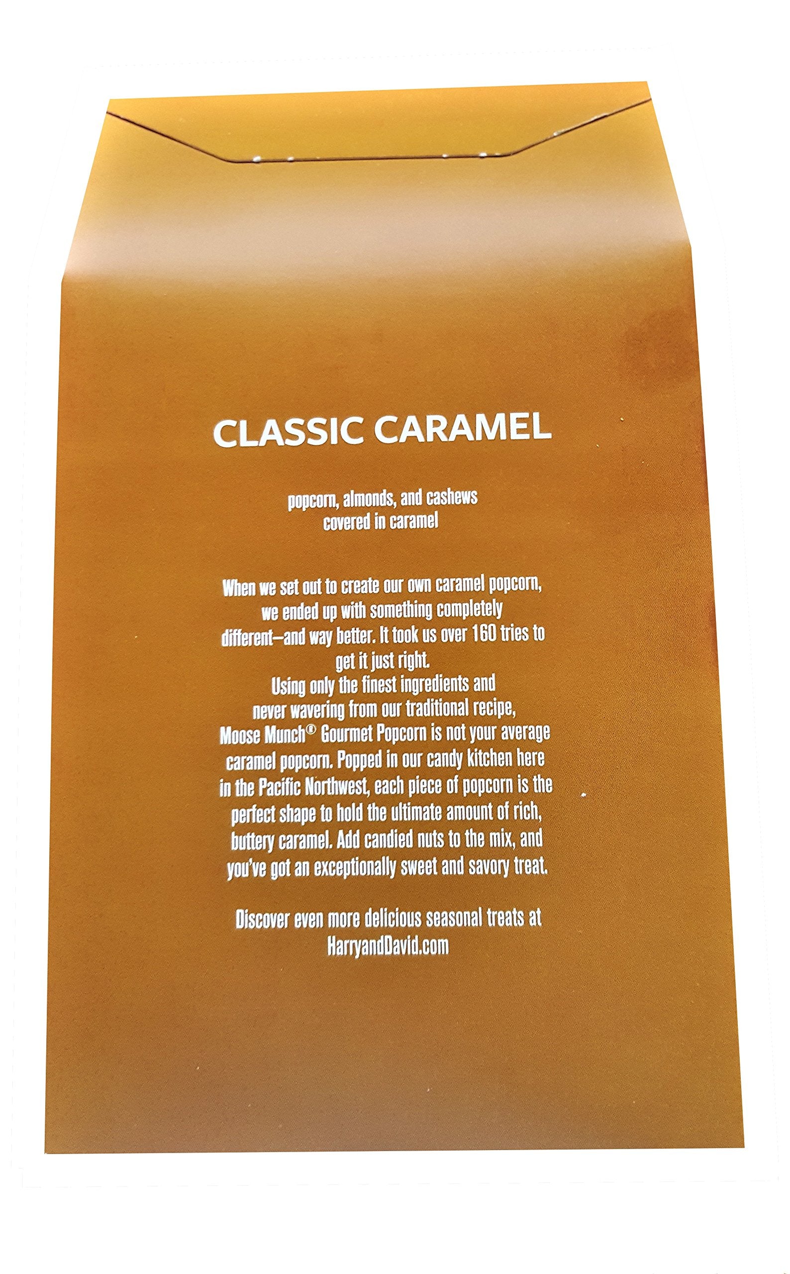 EBANEY Moose Munch close-up, caramel drizzle, premium snack for celebrations.