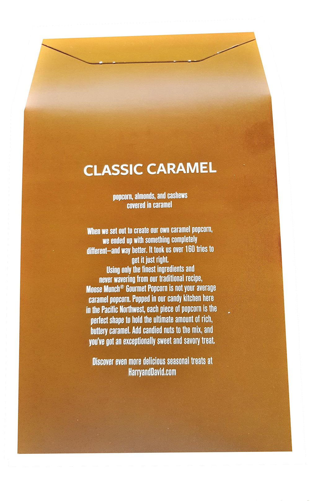 EBANEY Moose Munch close-up, caramel drizzle, premium snack for celebrations.