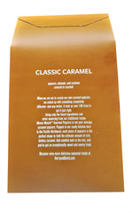 EBANEY Moose Munch close-up, caramel drizzle, premium snack for celebrations.
