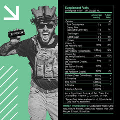 Echelon Watermelon Thai Chili can back view reveals nutrition facts for informed choices.