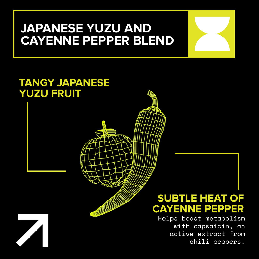 Echelon Yuzu Cayenne can pour captures refreshing sip and quick boost
