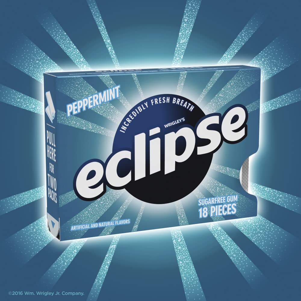 Eclipse on-the-go gum pack fits in pockets and purses