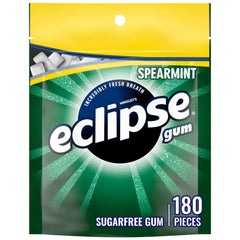 Eclipse spearmint gum bulk pack shown for sharing and on-the-go freshness.