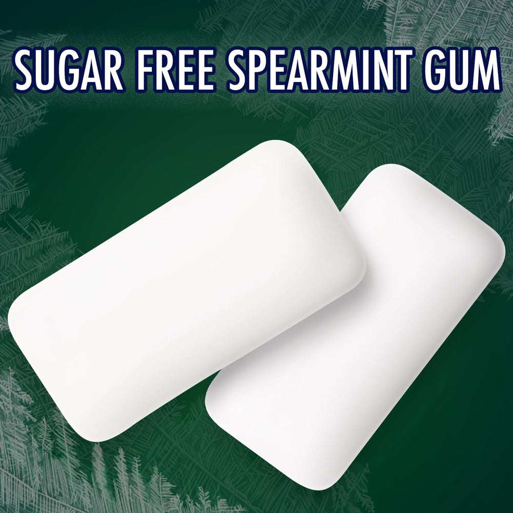 Eclipse spearmint gum cool mint breath boost with sugar-free option.