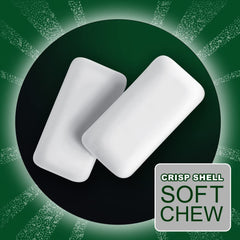 Minty bubbles close-up from Eclipse gum showing refreshing sensation