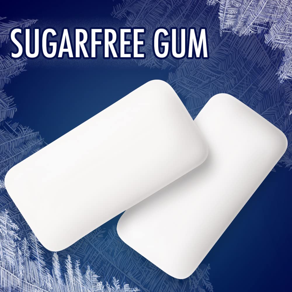 Eclipse Winterfrost gum on car dash for quick breath boost.