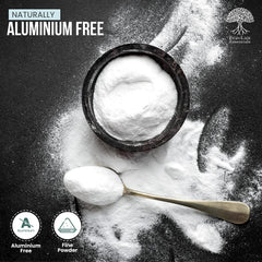 Baking soda for cooking demonstrates smooth mixing and rise