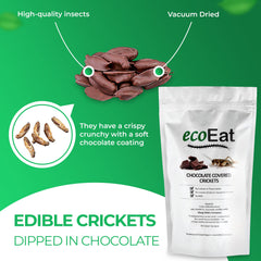 ecoeat four to six crickets per pack for convenient snacking