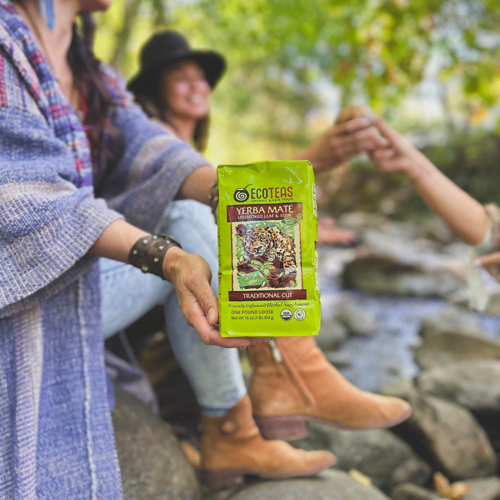 ECOTEAS Yerba Mate from Argentina, certified organic and gluten-free.