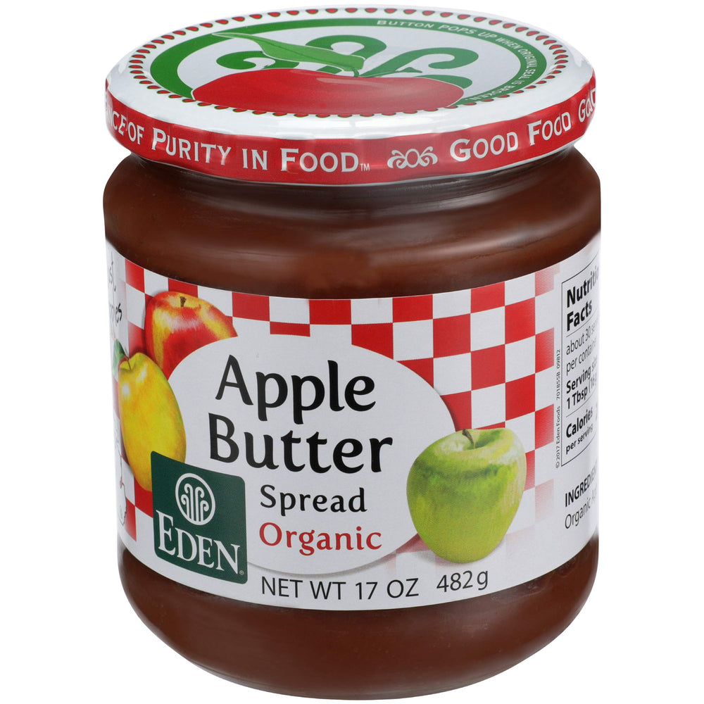 Baking batter with Eden Apple Butter Spread yields moist, fruity notes.