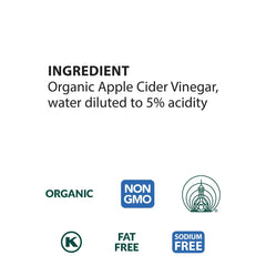 Eden Organic Apple Cider Vinegar used in dressings for vibrant salads.