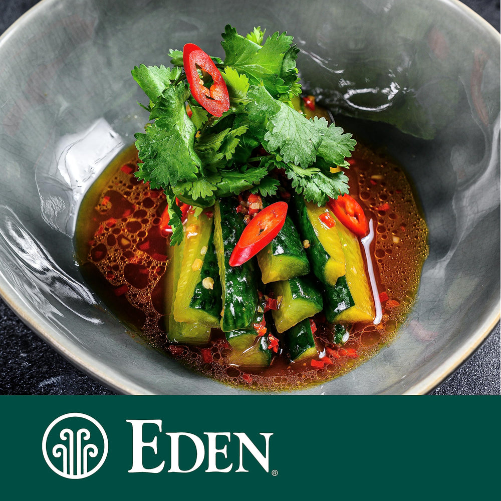 Stir-fry scene showing Eden oil enhancing flavor.