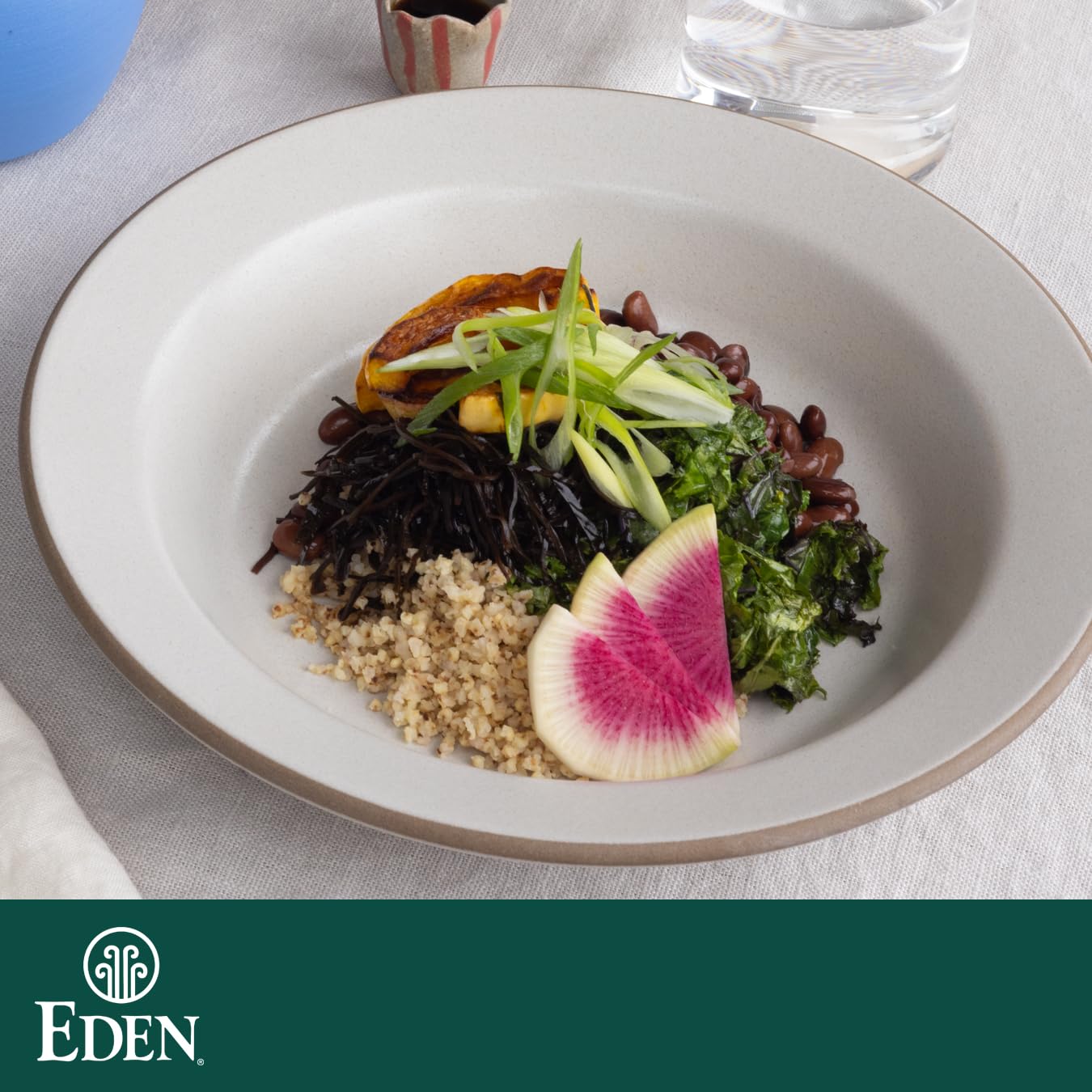 Eden Black Soybeans cooked in a bowl, ready to add protein and texture