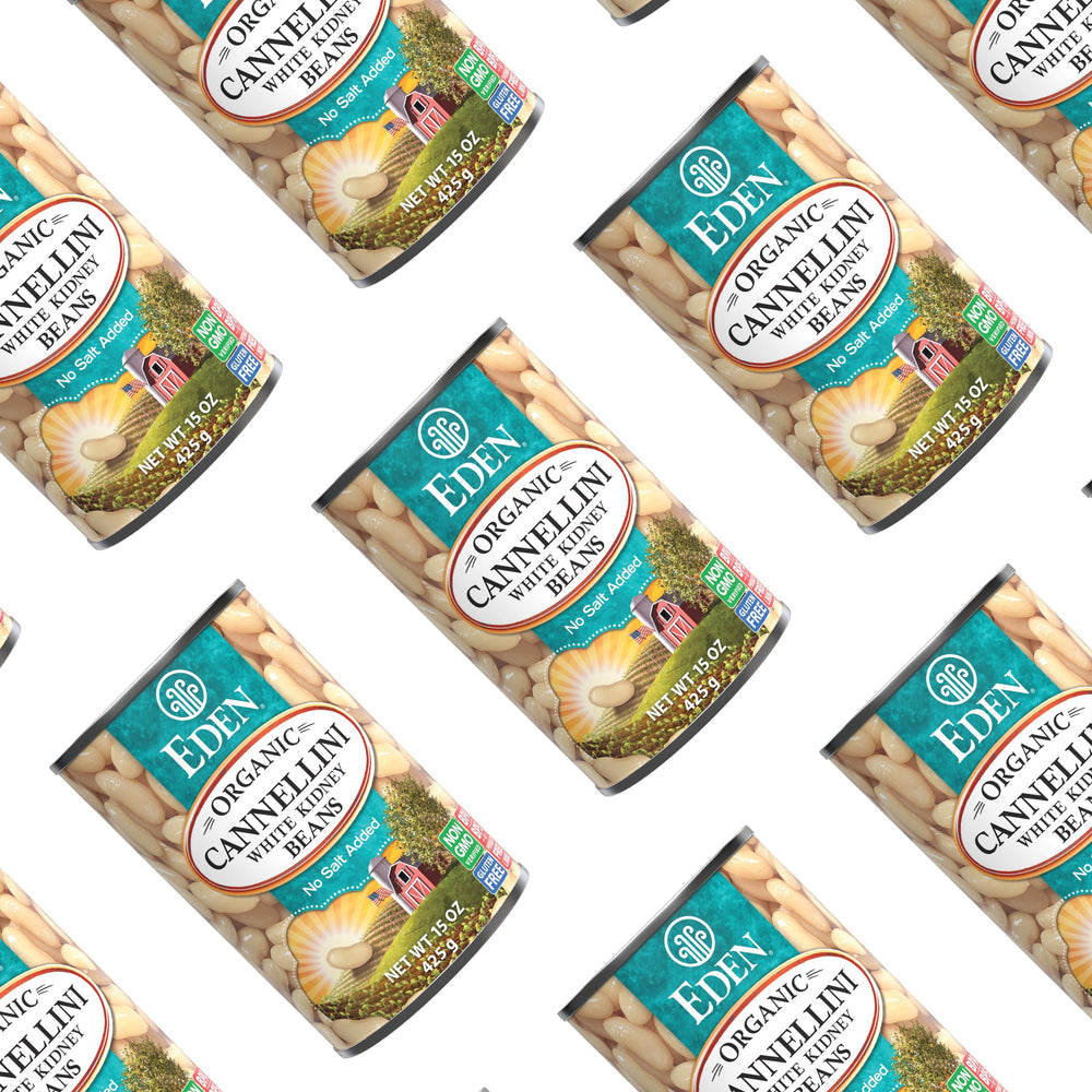Marinated Eden Cannellini beans add texture to bowls and salads.