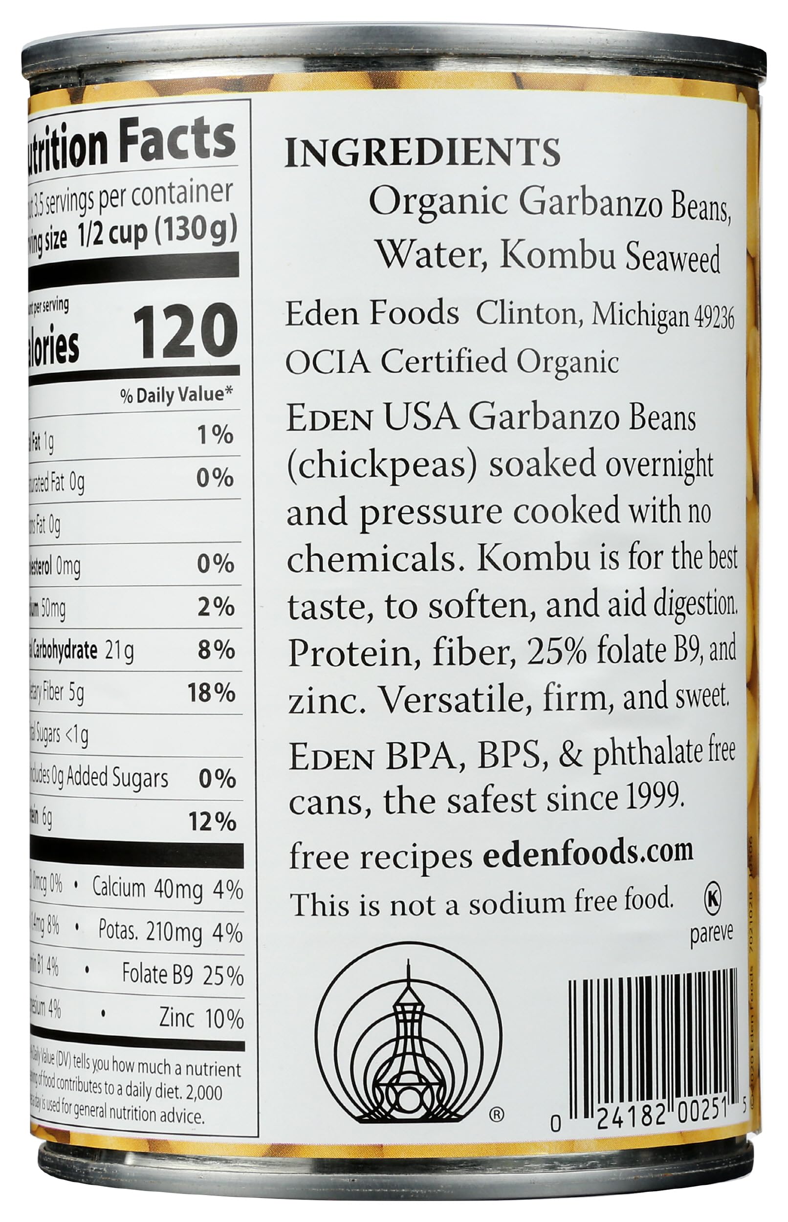 Aquafaba liquid from Eden garbanzo beans enables vegan baking experiments.