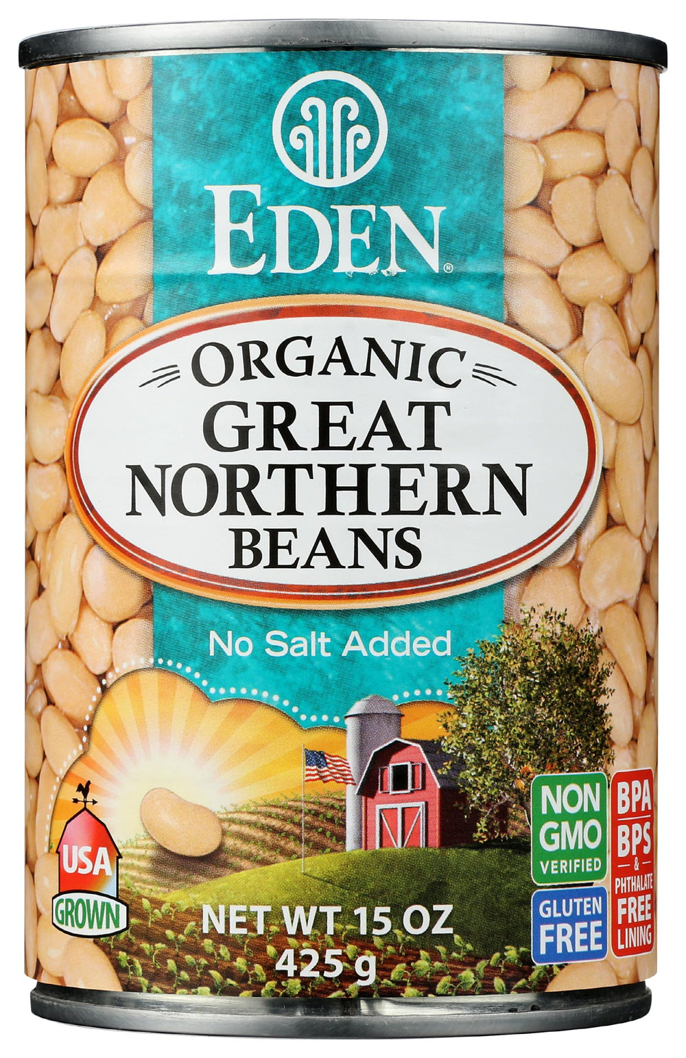 Eden Great Northern Beans served in bowl—versatile base for soups.