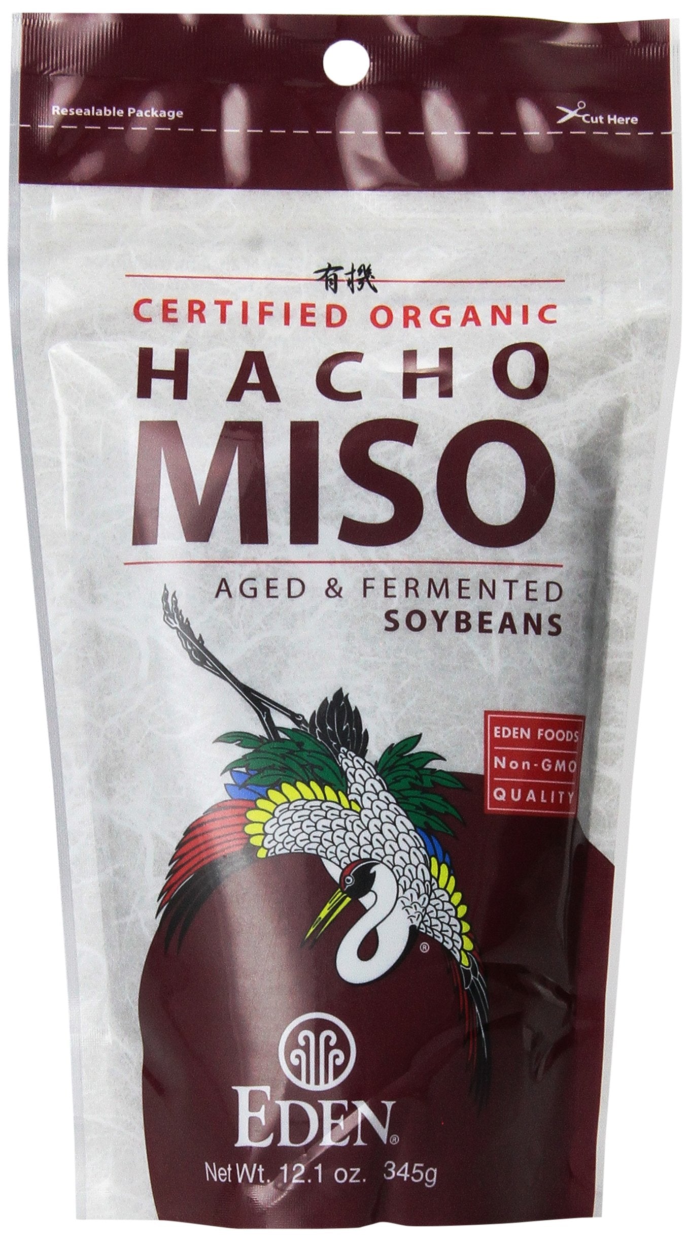 Koji culture in Eden Hacho miso ingredients for depth