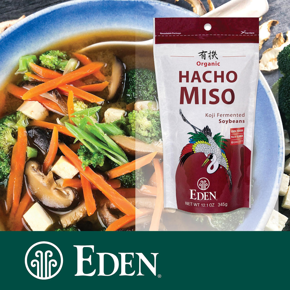 Traditional Japanese Hatcho origin with Eden miso