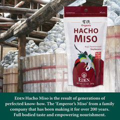 Resealable Eden Hacho miso pouch for easy storage