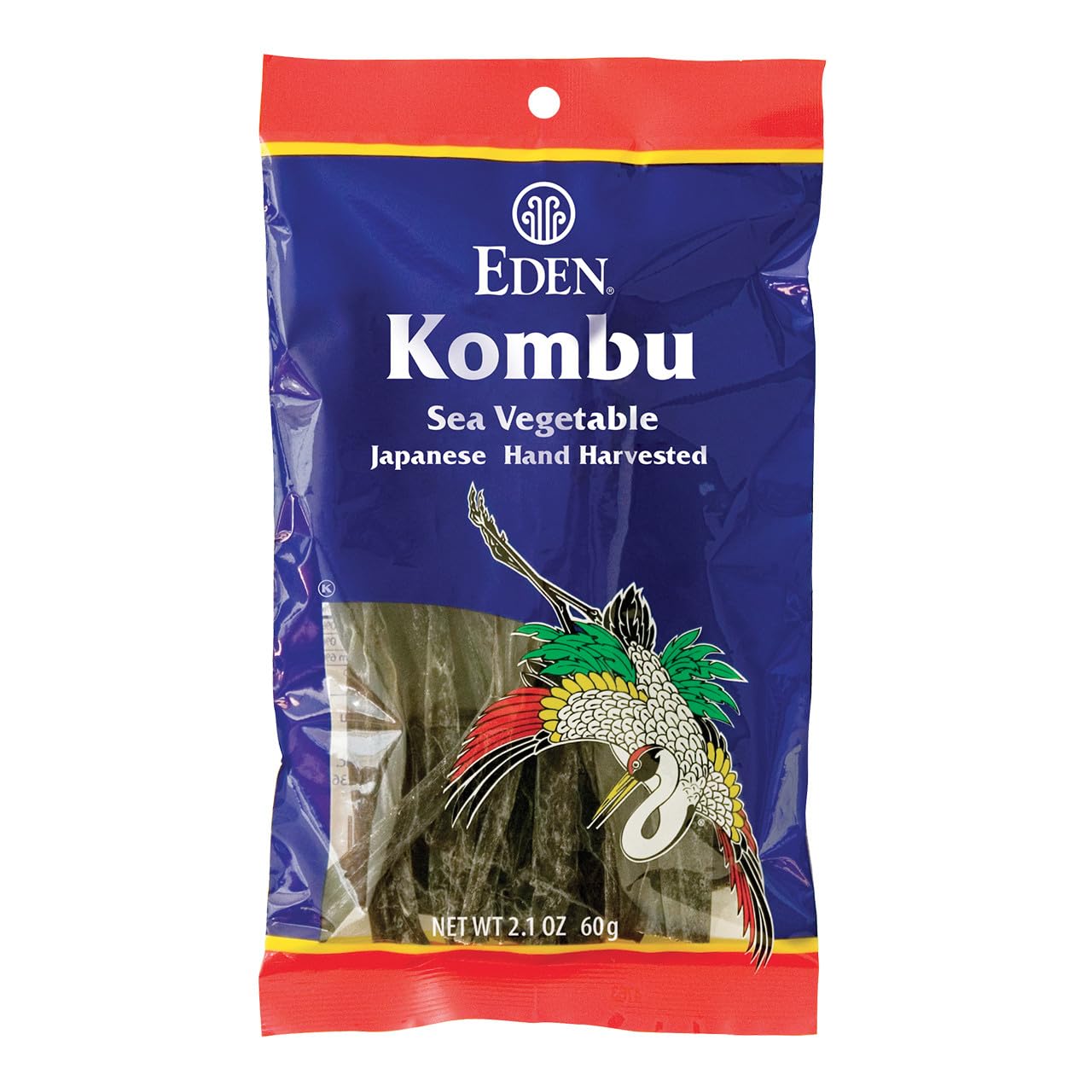 Eden Kombu wild Japanese hand harvested sea vegetable close-up for rich dashi