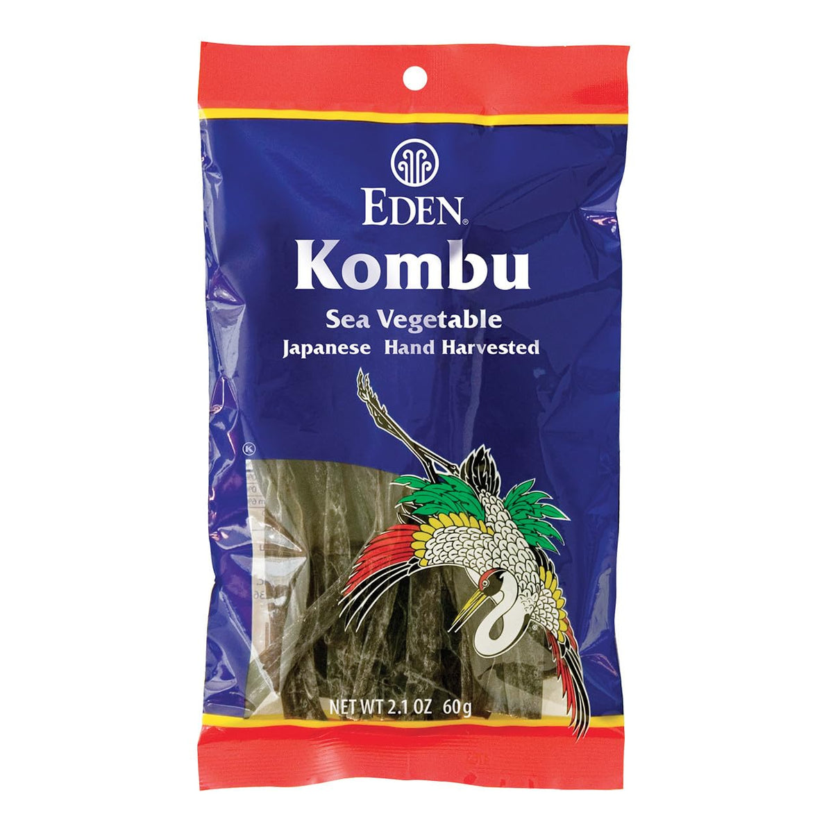 Eden Kombu wild Japanese hand harvested sea vegetable close-up for rich dashi