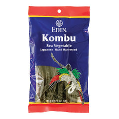 Eden Kombu wild Japanese hand harvested sea vegetable close-up for rich dashi