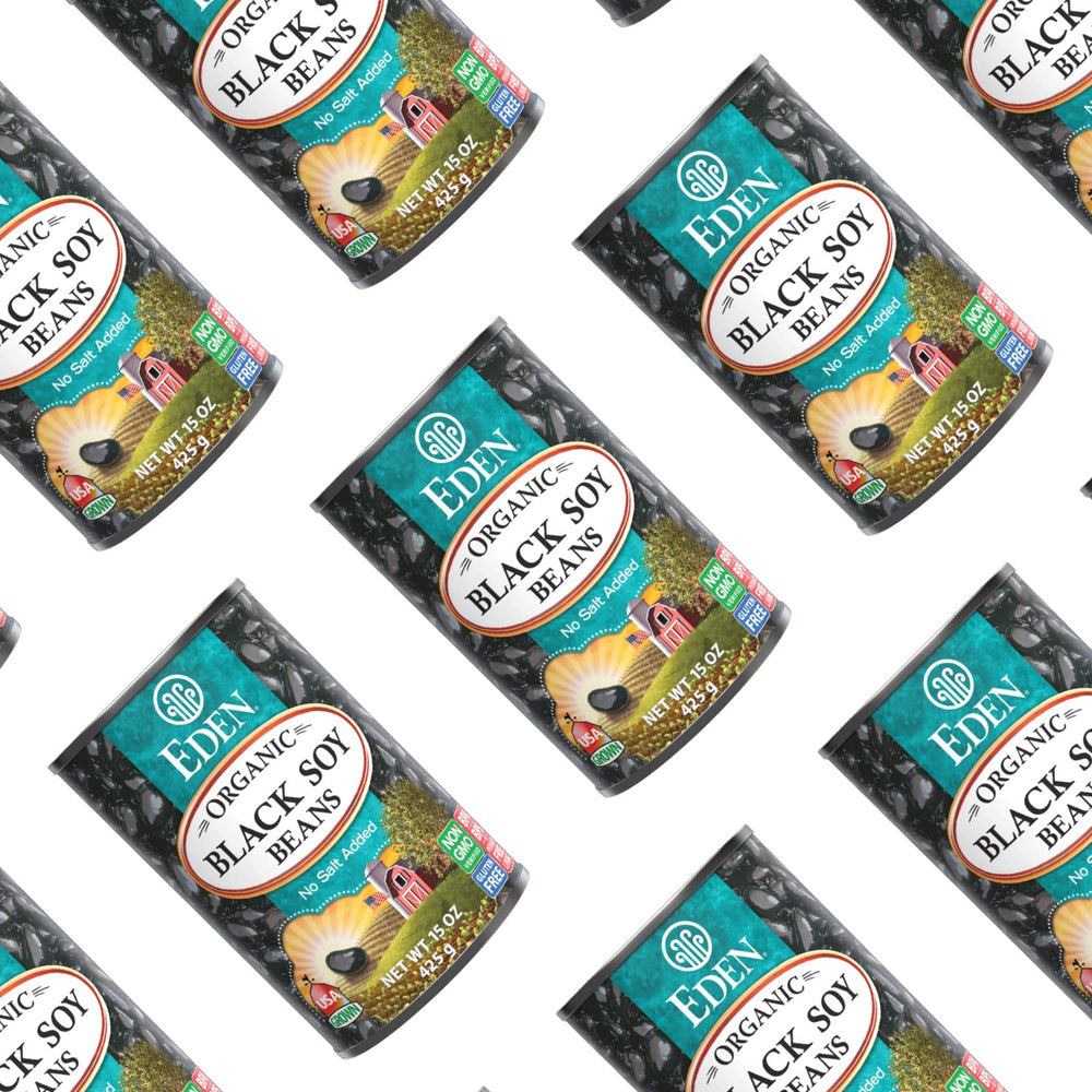 Meal-prep idea: Eden Black Soybeans in a colorful bowl.
