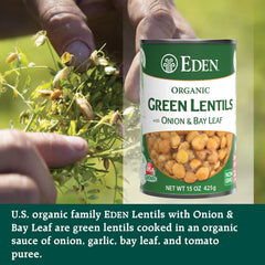 Eden organic lentils with tomato puree, great for soups.