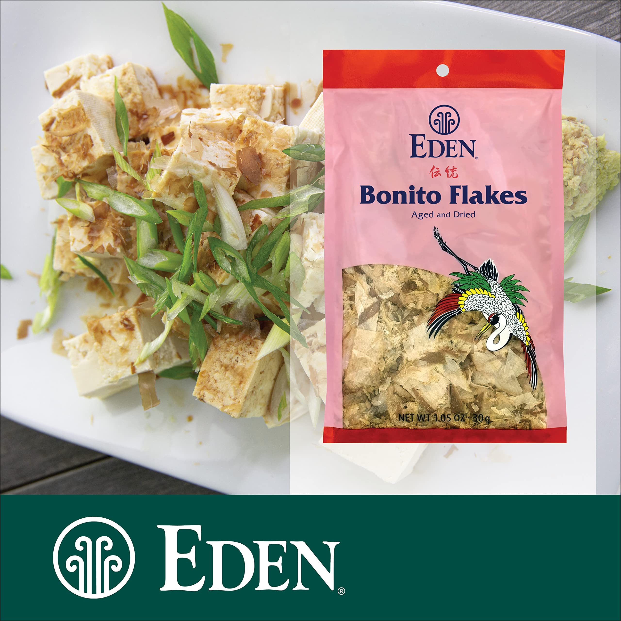 Eden sashimi-quality bonito flakes bring premium flavor to broths.
