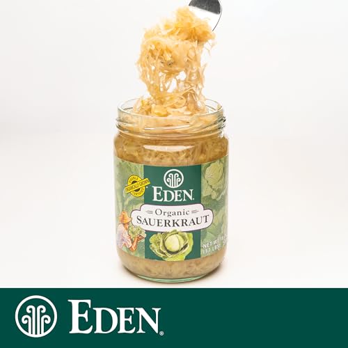 Sauerkraut on a sandwich from Eden for extra crunch and flavor.