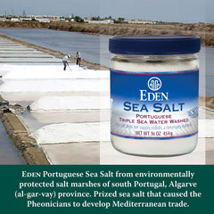 Eden Sea Salt triple sea water washed for whiteness and purity
