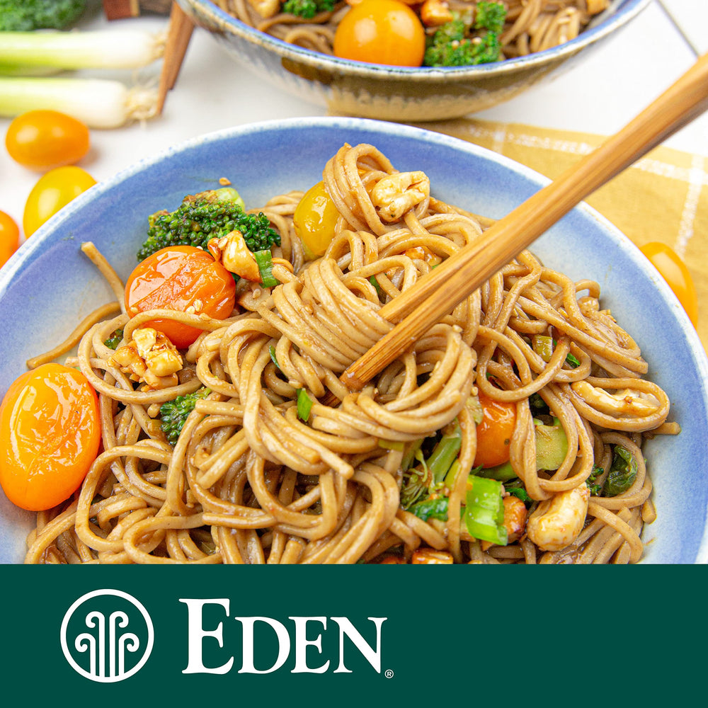 Eden toasted sesame oil for dressings and marinades; versatile pantry staple.