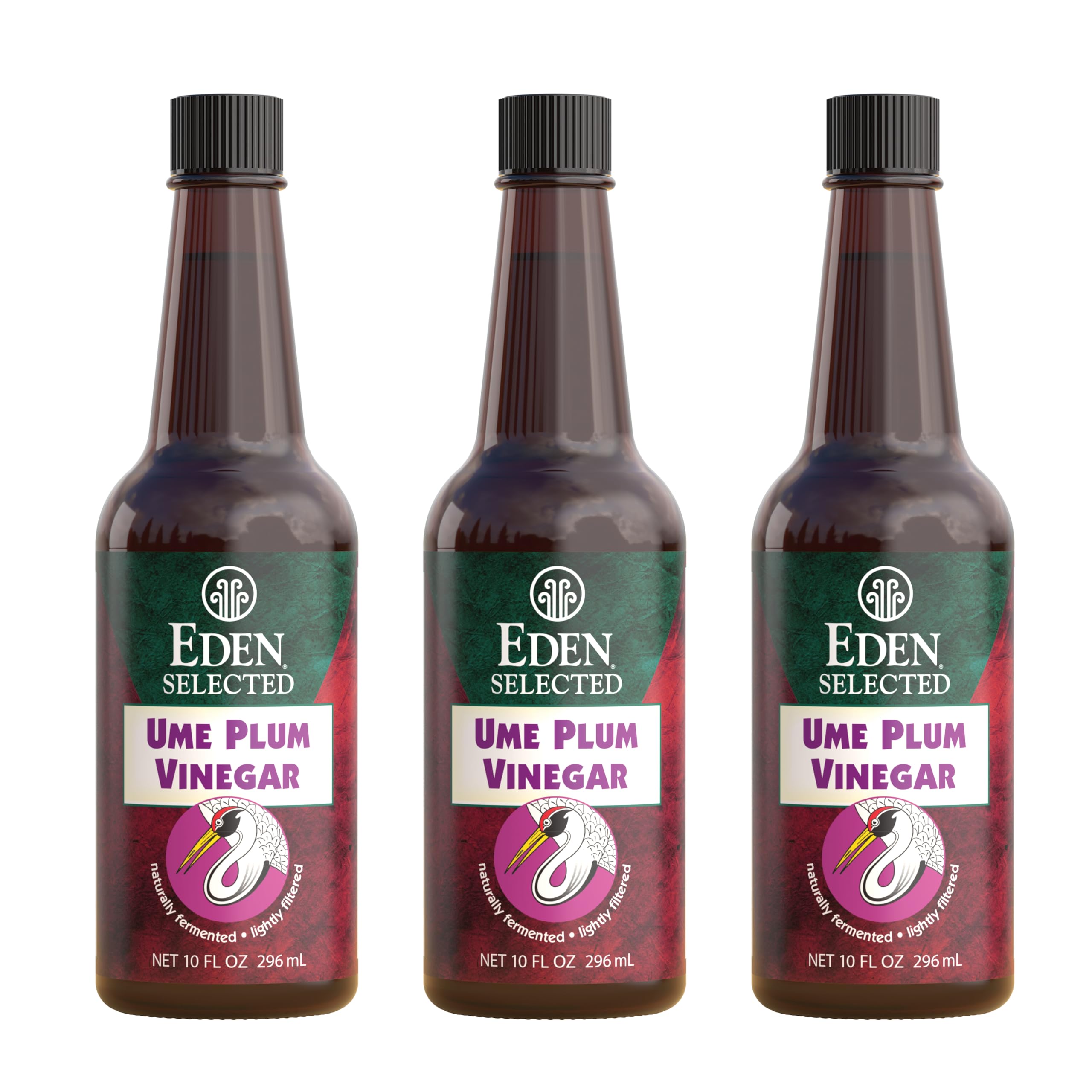 Eden Ume Plum Vinegar bottle ideal for dressings and marinades.