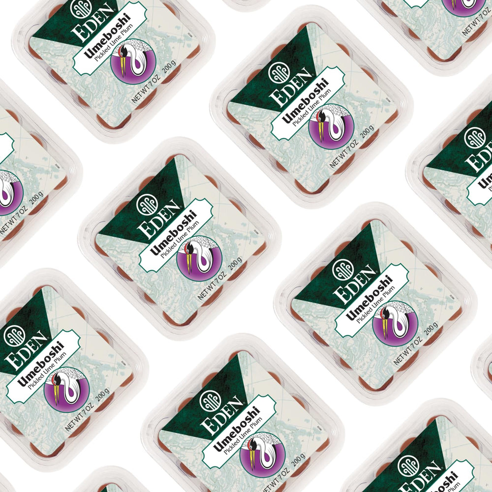 Eden Umeboshi plum, ideal for sushi and onigiri.