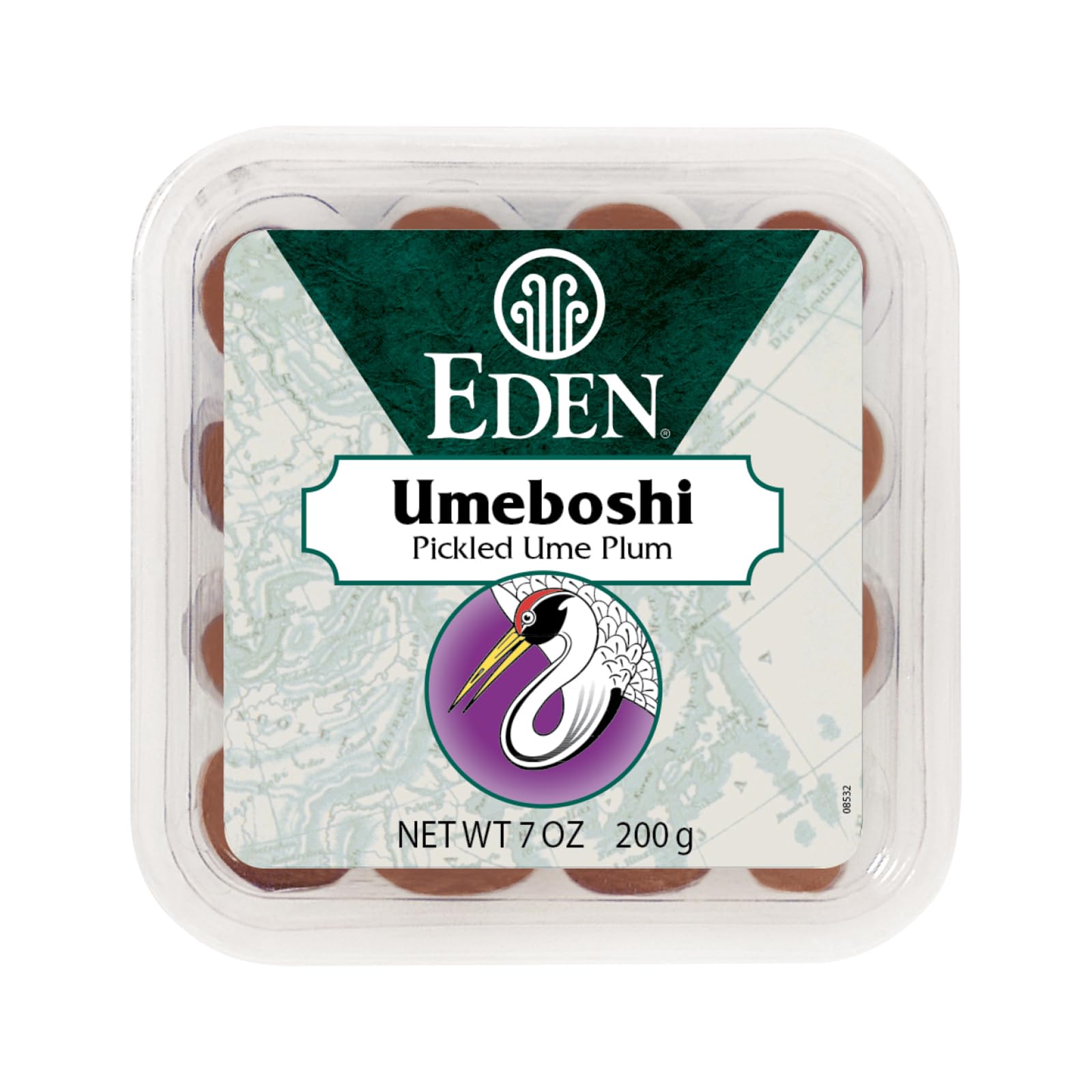 Eden Umeboshi plum from Wakayama, whole, great for sushi and rice dishes.